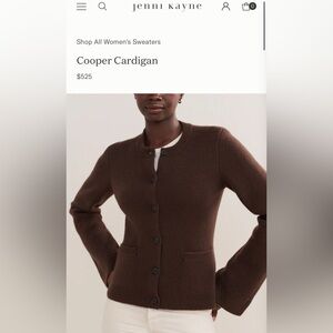 Jenni Kayne Chocolate Cooper Cardigan